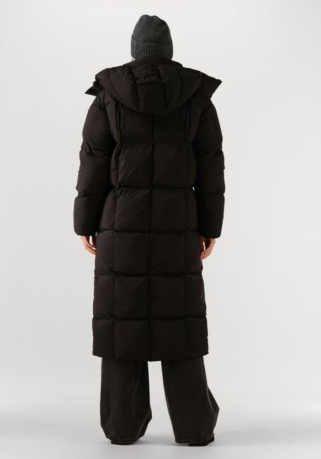 Zwarte TOMMY JEANS Gewatteerde jas TJW ALASKA GRID DWN MXI COAT EXT - large