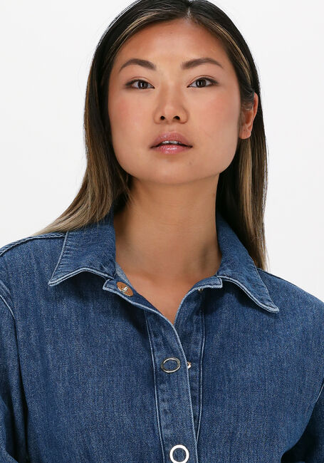 Blauwe SILVIAN HEACH Mini jurk DRESS DENIM VOXREG - large