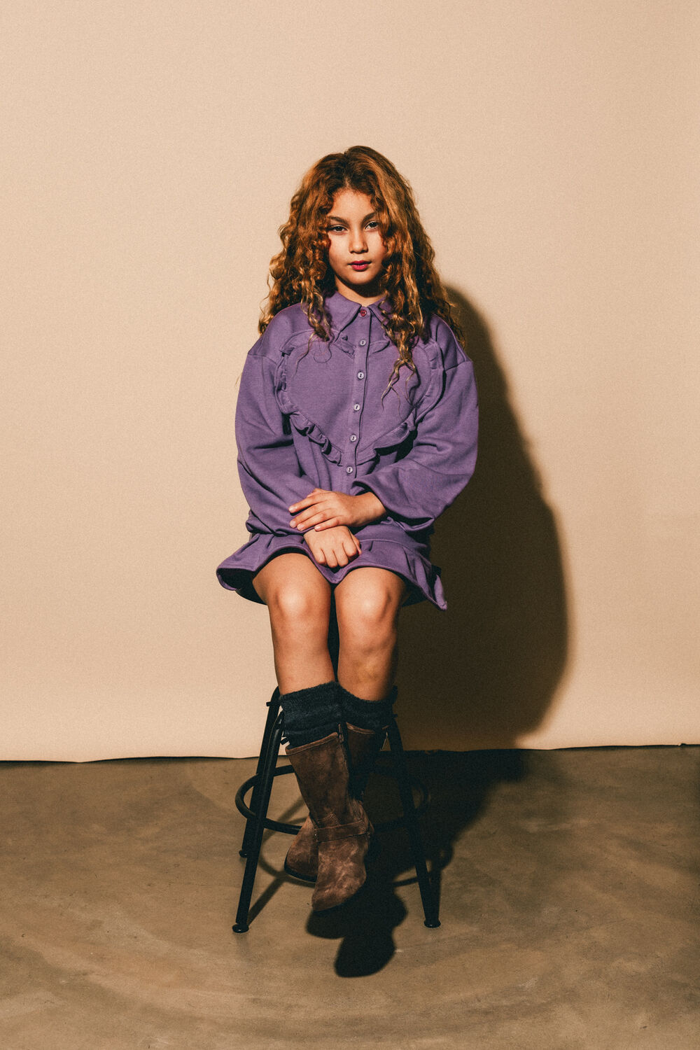 Lila Labo de Colores Mini jurk KABE - large