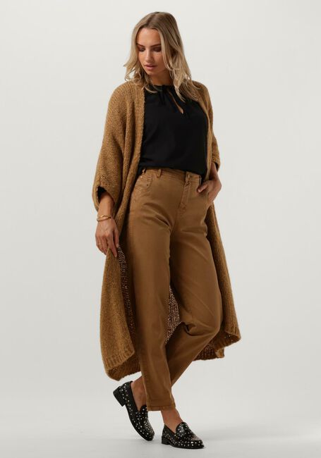 Bruine SUMMUM Vest KIMONO CARDIGAN RUSTIC MOHAIR BLEND KNIT - large