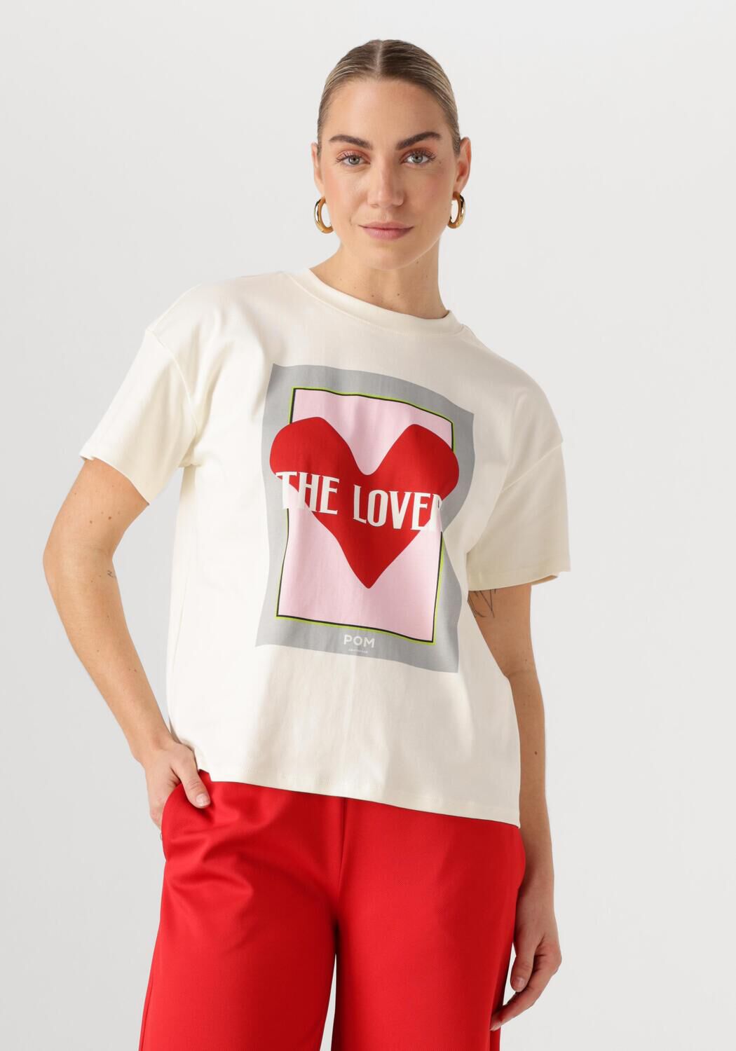 POM AMSTERDAM Dames Tops & T-shirts The Lover Wit