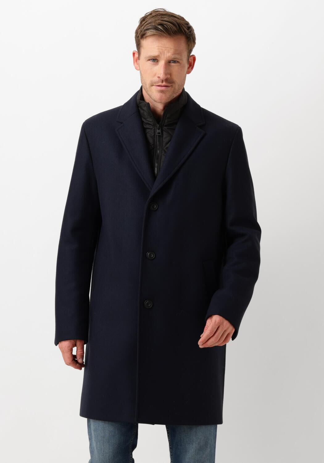 Hugo Boss Elegante Herenjas Milogan2441 Blue Heren