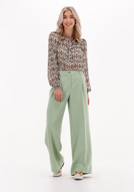 Groene SUMMUM Wijde broek TROUSERS WIDE LEGS FOAM UNI - large