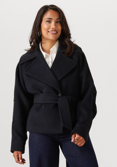 Donkerblauwe ANOTHER LABEL Mantel AL AILEEN JACKET - large