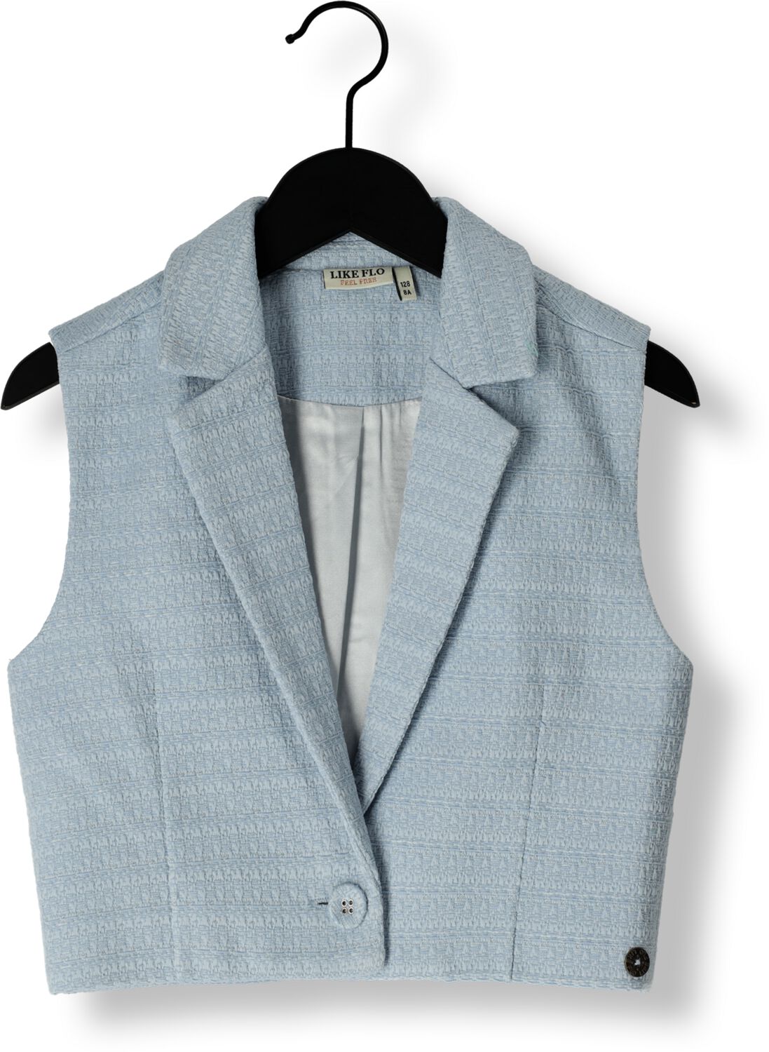 LIKE FLO Meisjes Blazers Denim Flo Gilet Lichtblauw