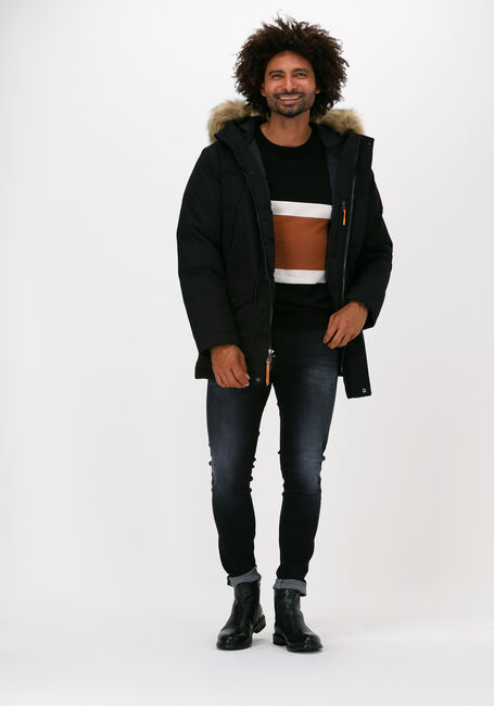 Zwarte TIMBERLAND Gewatteerde jas SCAR RIDGE PARKA DRYVENT - large