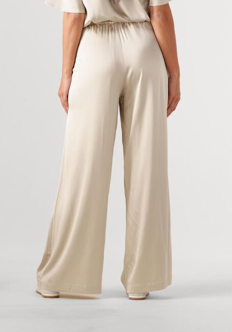 Beige MOS MOSH Wijde broek MMRITA SATIN PANT - large