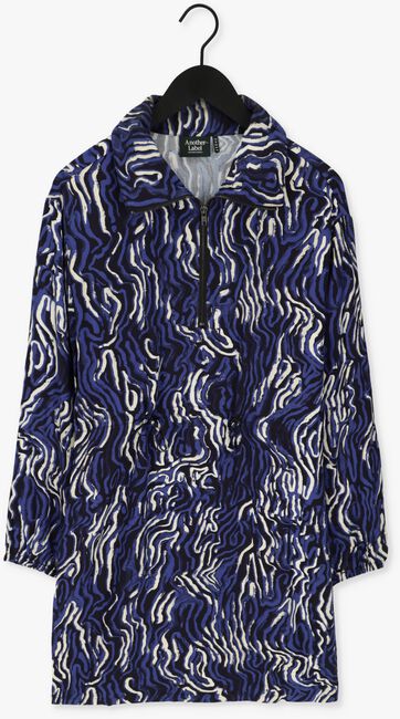 Blauwe ANOTHER LABEL Mini jurk ROSELYN LINE DRESS L/S - large