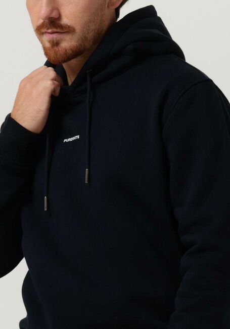 Donkerblauwe PUREWHITE Sweater PURE LOGO HOODIE - large