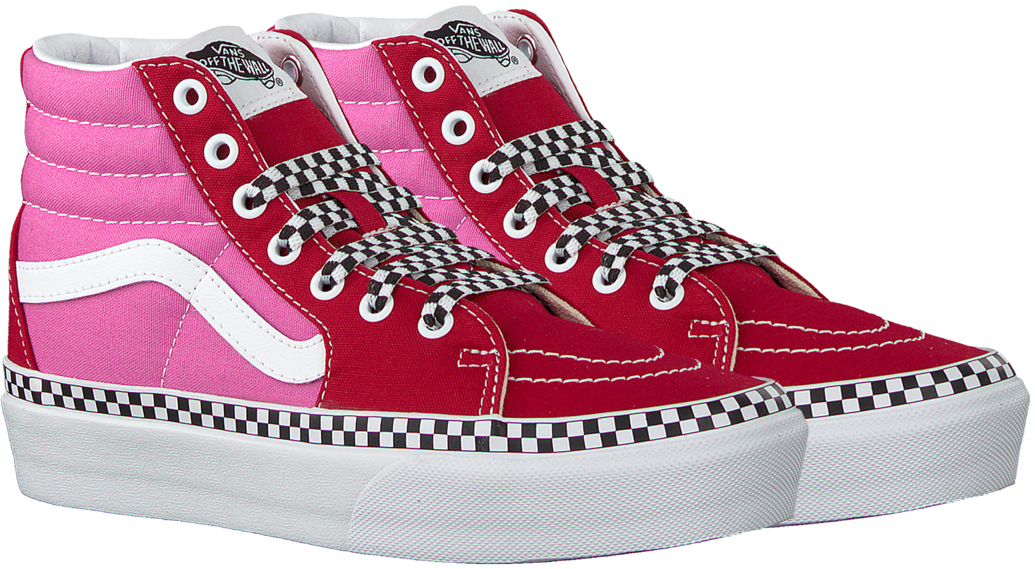 rode vans hoog
