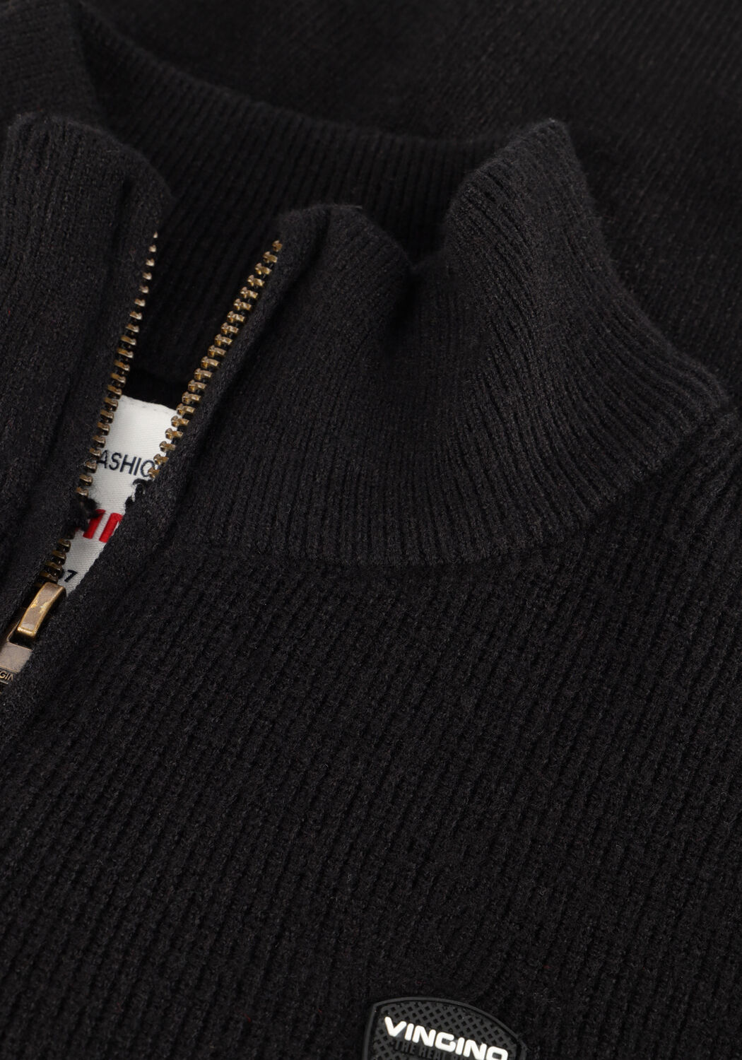 VINGINO Jongens Truien & Vesten Knit-half-zip Zwart