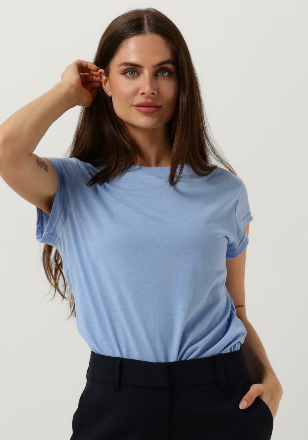 CC HEART Dames Tops & T-shirts Basic T-shirt Blauw
