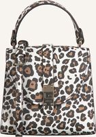 Beige GUESS Handtas NEREA TOP HANDLE FLAP - medium