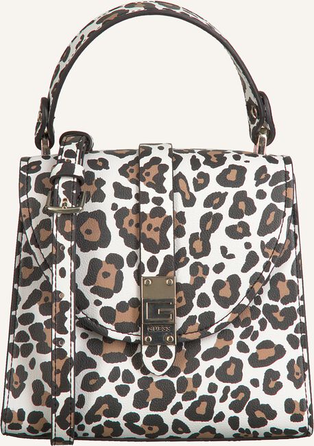 Beige GUESS Handtas NEREA TOP HANDLE FLAP Beige GUESS Handtas NEREA TOP HANDLE FLAP - large
