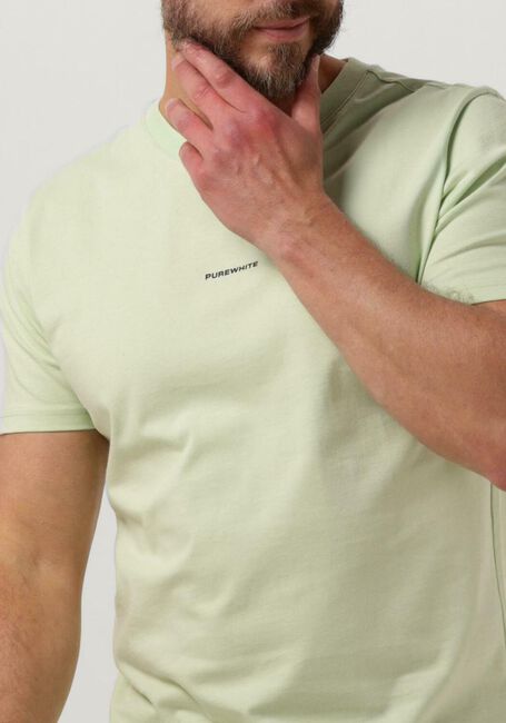 Mint PUREWHITE T-shirt TSHIRT WITH SMALL LOGO ON CHEST AND BIG BACK PRINT - large