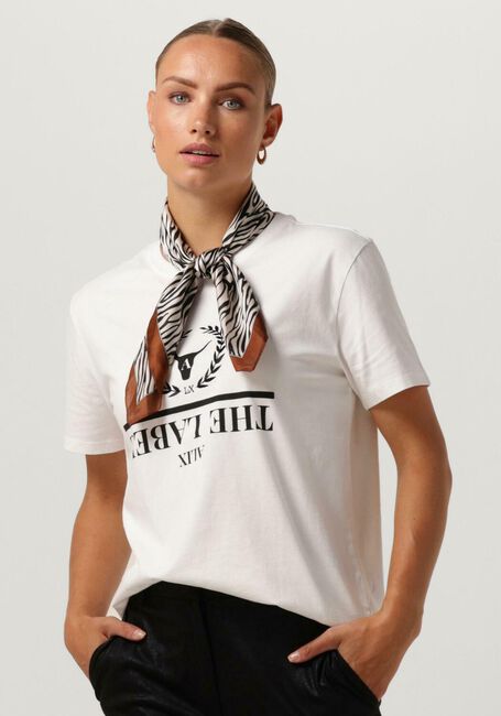 Witte ALIX THE LABEL T-shirt THE LABEL T-SHIRT - large