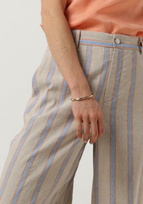 Beige VANILIA Pantalon LINEN STRIPED Beige VANILIA Pantalon LINEN STRIPED - large