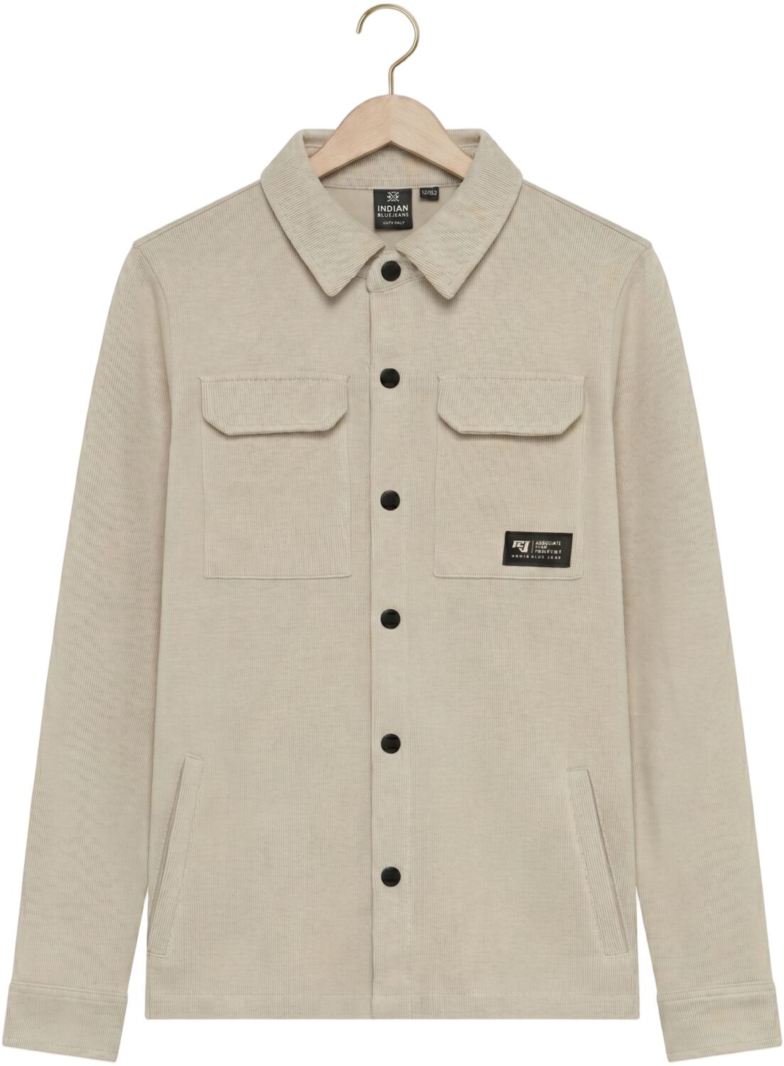 INDIAN BLUE JEANS Jongens Overhemden Shirt Jacket Rib Beige