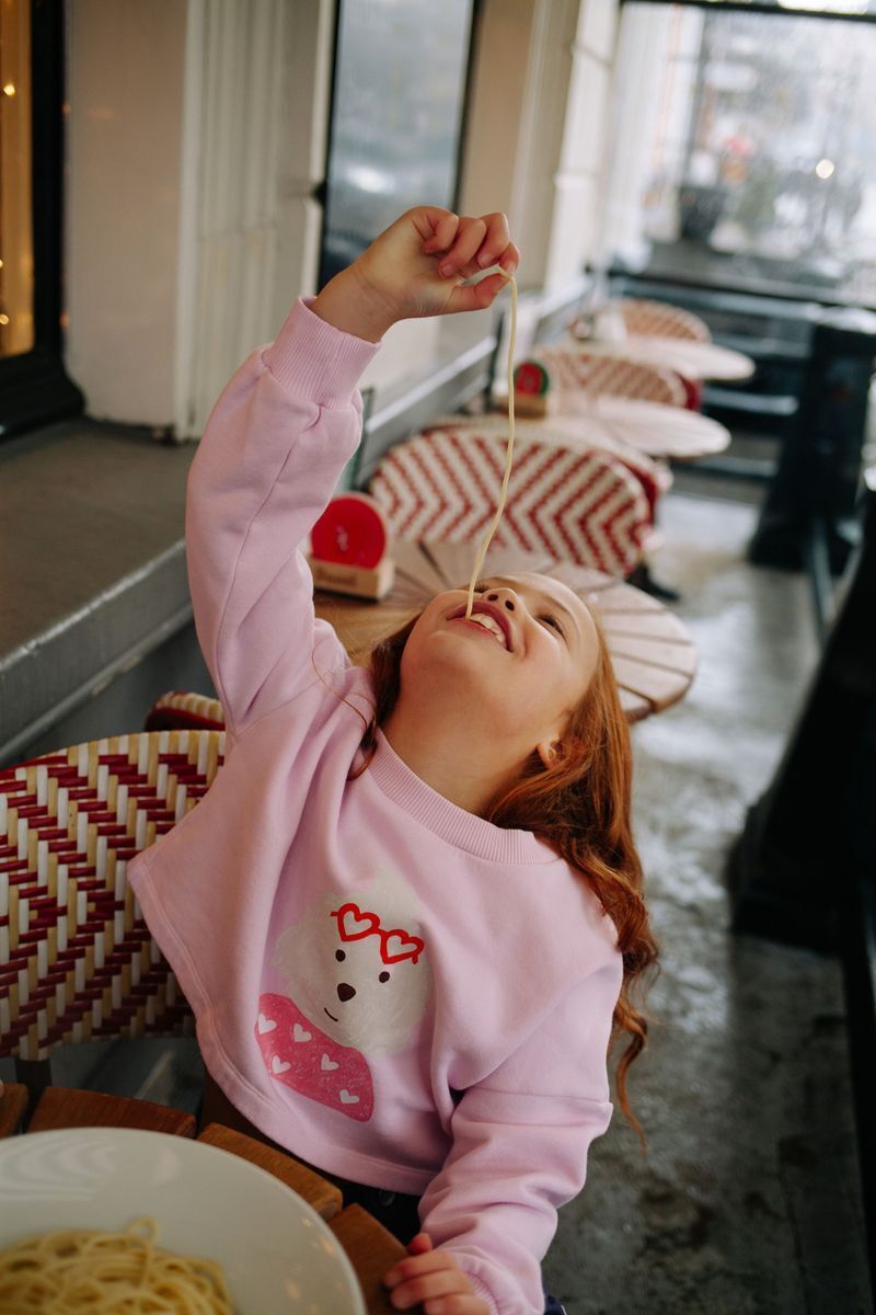 Roze DAILY BRAT Trui MARY PUPPINS SWEATER - large