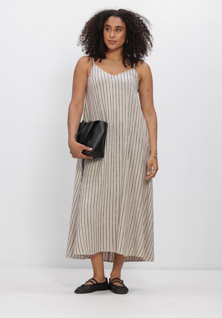 Beige OBJECT Jurken OBJSANNE LO STRAP DRESS - large