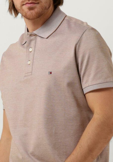 Khaki TOMMY HILFIGER Polo OXFORD LOGO COLLAR REG POLO - large
