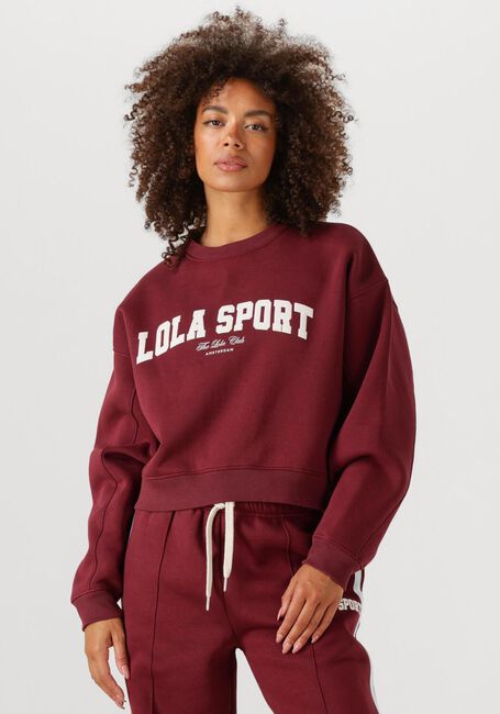 Bordeaux THE LOLA CLUB Trui JADE SWEATER - large