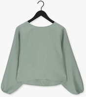 Groene ANOTHER LABEL Blouse MAJA WAFFLE TOP