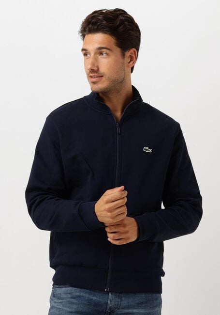 Donkerblauwe LACOSTE Vest 1HS1 MENS SWEAT ZIP - large