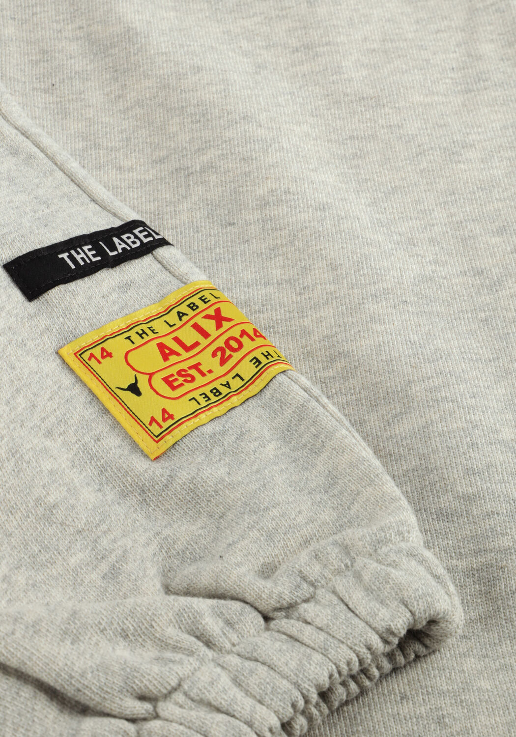 Lichtgrijze ALIX MINI Joggingbroek KNITTED LABEL JOGGING PANTS - large