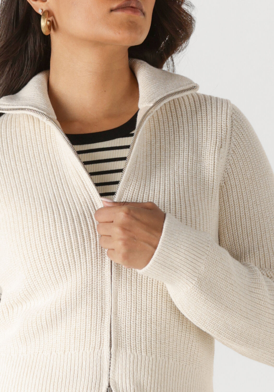 ENVII Dames Truien & Vesten Enbessie Ls Cardigan 5190 Beige