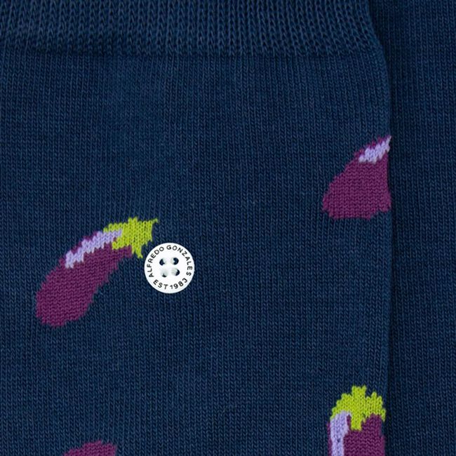 Blauwe ALFREDO GONZALES Sokken EGGPLANT Blauwe ALFREDO GONZALES Sokken EGGPLANT - large
