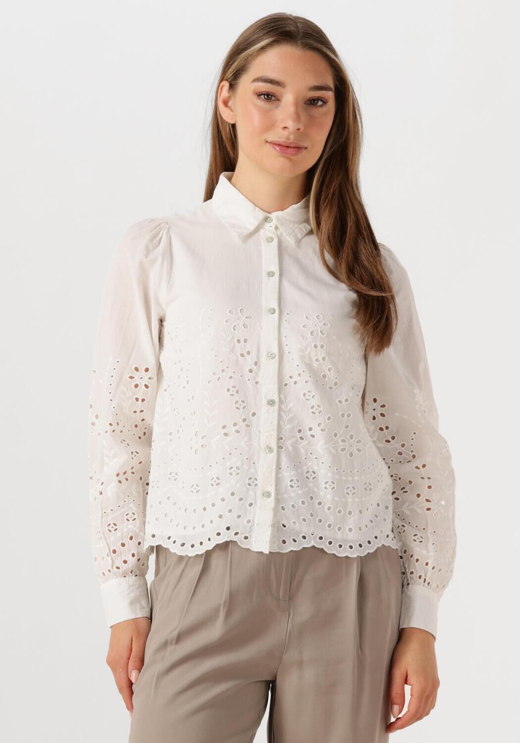 Y.A.S. Dames Blouses Yasluma Ls Shirt S. Noos Wit
