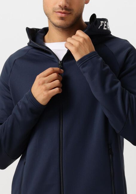 Donkerblauwe PEAK PERFORMANCE Vest M RIDE ZIP HOOD - large