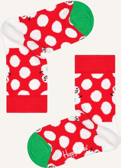 Rode HAPPY SOCKS Sokken BIG DOT SNOWMAN Rode HAPPY SOCKS Sokken BIG DOT SNOWMAN - large