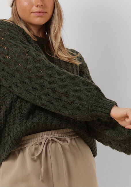Groene MSCH COPENHAGEN Trui MSCHPEPITA HEIDI PULLOVER - large