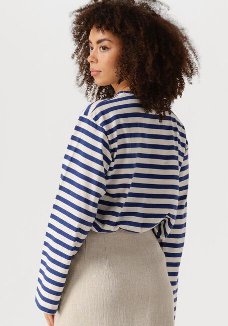 Blauwe EDITED T-shirt VERLEE LONGSLEEVE - large