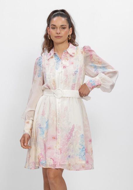 Roze Y.A.S. Jurken YASFLORENCE LS DRESS S. - large