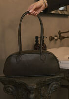 Zwarte OMODA ATELIER Handtas LEATHER BAG X MODEROSA - medium
