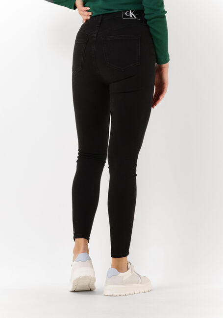 Zwarte CALVIN KLEIN Skinny jeans HIGH RISE SUPER SKINNY ANKLE - large