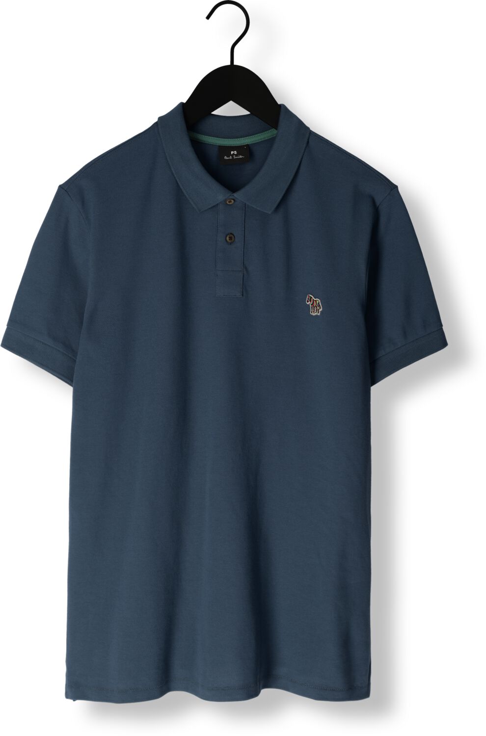 PS PAUL SMITH Heren Polo's & T-shirts Mens Slim Fit Ss Polo Shirt Zebra Blauw