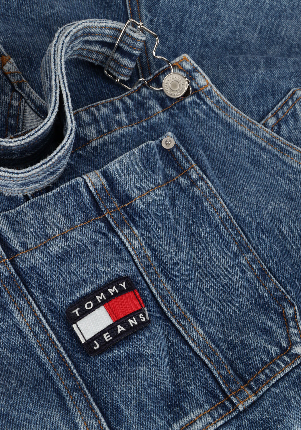 Blauwe TOMMY JEANS Jumpsuit DAISY DUNGAREE - large