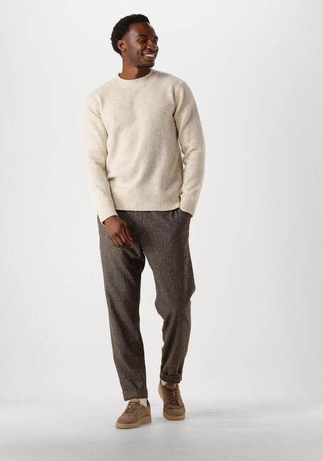 Beige SELECTED HOMME Trui SLHNEIL LS KNIT NEPS CREW NECK - large