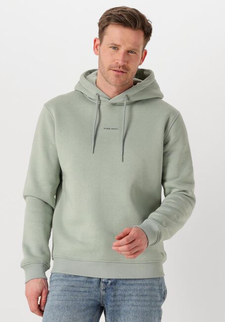 Groene PURE PATH Trui REGULAR FIT HOODIE LS SWEATERS - large