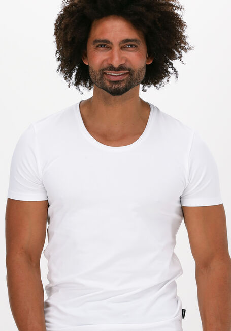 Witte PUREWHITE T-shirt ESSENTIAL TEE U NECK - large