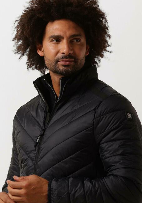 Zwarte VANGUARD Gewatteerde jas SHORT JACKET DENSYLON BRAKESHIFT III - large