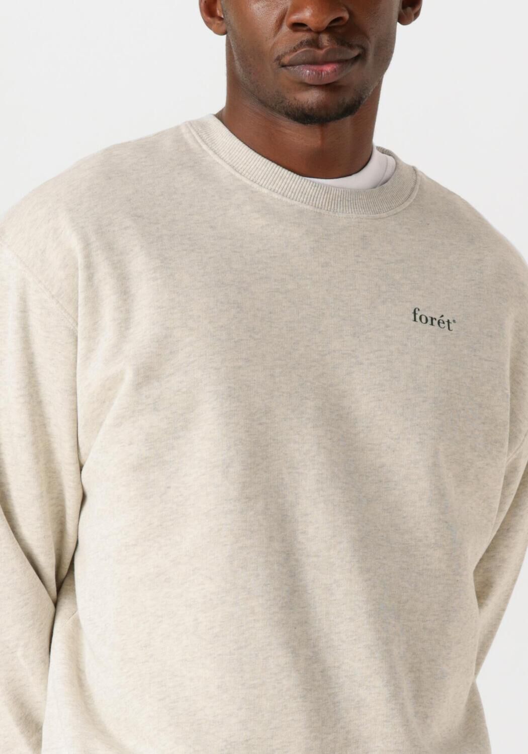 FORÉT Forét Heren Truien & Vesten Ocean Sweatshirt Beige