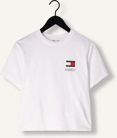 Witte TOMMY JEANS T-shirt TJW BXY GRAPHIC FLAG TEE Witte TOMMY JEANS T-shirt TJW BXY GRAPHIC FLAG TEE - medium