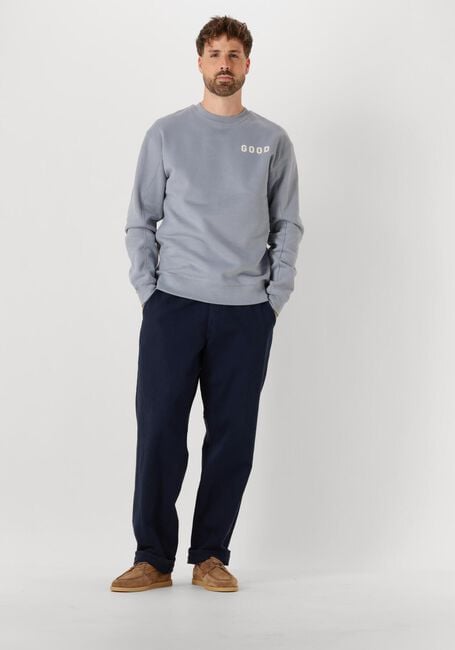 Blauwe THE GOODPEOPLE Sweater LTEDDY - large