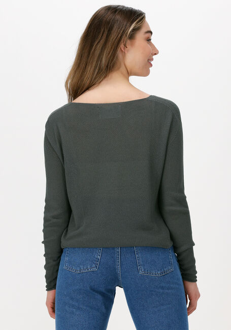 Groene SIMPLE Top KNITTED SWEATER ELLENA ES - large