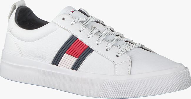 Witte TOMMY HILFIGER Lage sneakers FLAG DETAIL - large